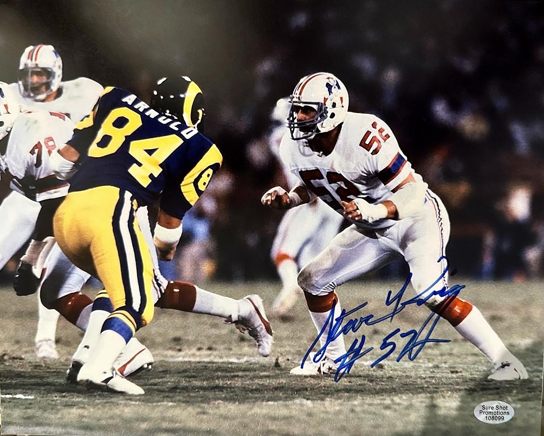 Steve King (Patriots) Signed 8x10 Photo - Sureshot COA